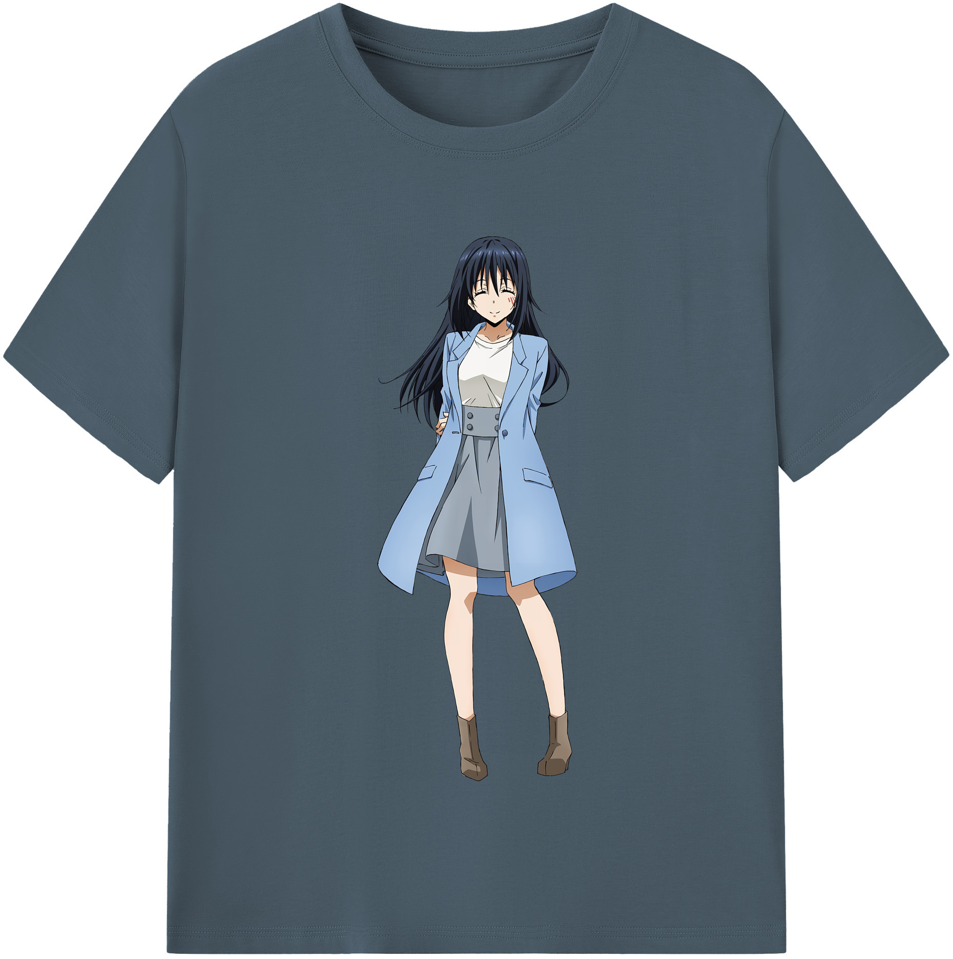 （画像用） 転スラ Regarding Reincarnated to Slime 綿100％半袖Tシャツ（フロントプリント）